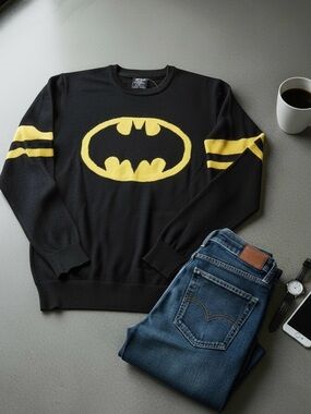 Batman Logo Crewneck Sweater